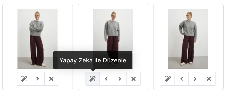 Yapay zekâ destekli görsel oluşturma ve düzenleme özellikleri